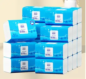 Wholesale High Quality Facial Tissue Paper Virgin Wood Pulp Soft Pack Facial Tissue