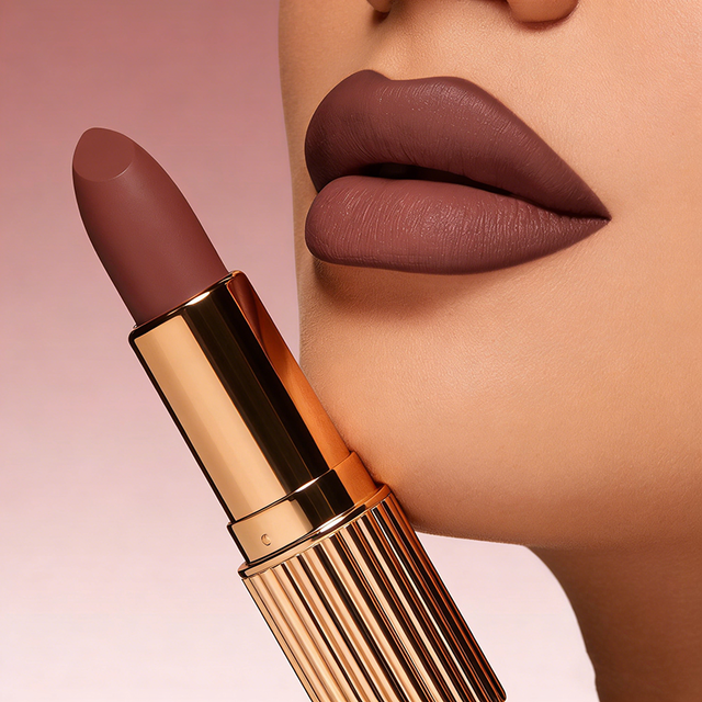 Hot Selling Lip Cosmetics OEM ODM Private Label 24 Colors Black Square Tube Long Lasting High Pigment Lip Velvet Matte Lipstick