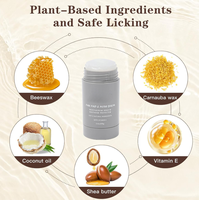 Baume pour pattes et nez de chien PetFit OEM à base de plantes naturelles, emballage plastique moderne, crème hydratante écologique pour le soin des pattes et des griffes