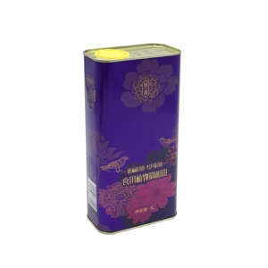 Boîte en métal personnalisée de 1000 ml pour huile d'olive, impression offset couleur, pour emballage alimentaire, bonbons, snacks, sucettes, nouilles - Product Image 5