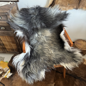 vendita diretta in fabbrica capelli lunghi in alta qualità di pelliccia di capra - Product Image 3