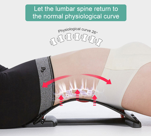 Magnetic Back Cracking Massage Muskel entspannung Haltungs therapie Corrector Back Stretch Wirbelsäulen bahre Lendenwirbel stütze Schmerz linderung - Product Image 6