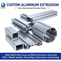 Profil Ekstrusi Aluminium Kustom untuk Konstruksi