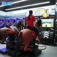 Prix d'usine Sports d'intérieur Machine de jeu de simulation d'équitation à jetons Équipement de course de chevaux pour parc d'attractions