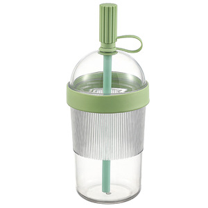 Nova Garrafa de Água Portátil de 540ml com Canudo, Copo AS de Grande Capacidade para Café e Chá com Leite - Product Image 5