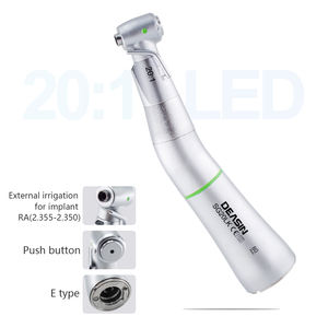 Deasin S201XLPro/SG20LK Pieza de mano dental para implantes con fibra óptica 20:1, contra-ángulo con anillos verdes, instrumentos quirúrgicos - Product Image 1