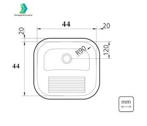 Fregadero pequeño y práctico, bañera de lavandería de acero inoxidable 304, balcón, bañera de lavandería con Tabla de lavar, superficie cepillada fácil de limpiar, Brasil - Product Image 4