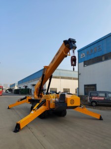 Nhà Máy Giá 12ton An Toàn Hiệu Suất Cao Spider Crane Nâng Crane Với Điều Khiển Từ Xa Tự Propeled Điện Spider Crane - Product Image 2