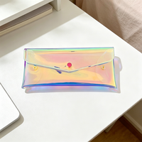Sacs enveloppes, porte-cartes et pochettes en PVC transparents, brillants, imperméables et durables, populaires en gros