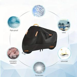 Funda Impermeable de Alta Calidad para Bicicleta y Motocicleta, Portátil, con Material de Poliéster y Aluminio - Product Image 4