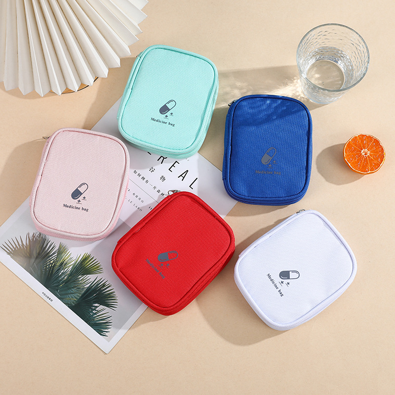 Travel Outdoor Camping Useful Mini Medicine Storage Bag Camping Emergency Survival Bag Pill Case