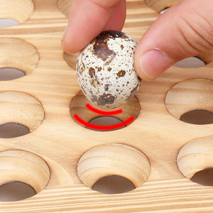 Estante de almacenamiento de exhibición de huevo de Paloma fresca de cocina de granja 48 ranuras apilables bandeja de huevo de <span class=keywords><strong>codorniz</strong></span> de madera - Product Image 4