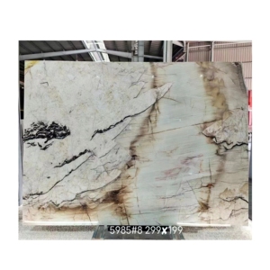 Losas de Cuarcita Cristal <span class=keywords><strong>Laguna</strong></span> de 18 mm, Mármol Cristallo Tiffany, Encimera de Baño, Revestimiento de Paredes para Hoteles, Encimera de Cocina - Product Image 3