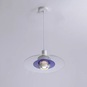 Bauhaus Designer UFO Pendant <b>Light</b> Nordic Style Minimalist Modern Vintage Glass for <b>Dining</b> Living Room Middle Sized Lamp - Product Image 3