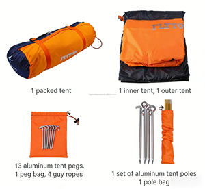 Bastones de Aluminio Ligeros para 2-3 Personas, Tipo Recto, Resistentes al Viento y al Agua, para Senderismo y Montañismo, Aptos para las Cuatro Estaciones - Product Image 4