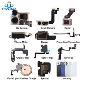 Для <span class=keywords><strong>iphone</strong></span> 16 pro max 15 14 13 mini 12 11 xs <span class=keywords><strong>xr</strong></span> x Запчасти для мобильного телефона материнская плата гибкий кабель ЖК-экран корпус камеры задняя крышка - Product Image 1