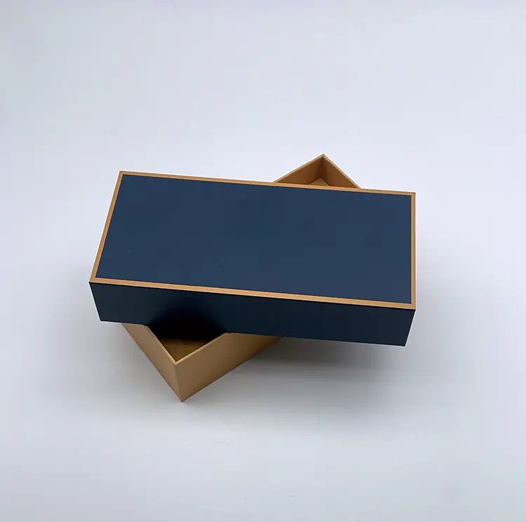Wholesale Custom Luxury Rigid Cardboard Gift Lid and Base Paper Jewelry Gift cosmetic box