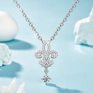 Collar de Plata de Ley 925 de Alta Calidad, Personalizado de Fábrica, con Colgante de Circonita 5A para Mujer, Joyería Elegante y Moderna para Regalo - Product Image 3