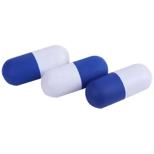 Khuyến mại Pill hình dạng viên nang căng thẳng bóng bán buôn mềm PU bọt Cá nhân hoá biểu tượng tùy chỉnh căng thẳng bóng