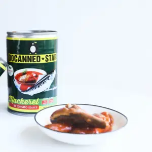 Vendite della fabbrica cinese in scatola Sardine/tonno/sgombro pesce in salsa di pomodoro/olio/salamoia 125G 155G 425G