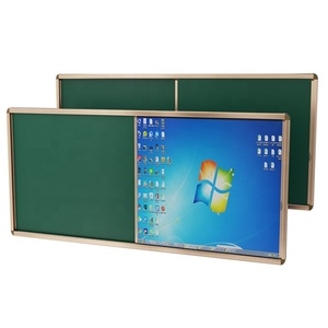 Tableau <span class=keywords><strong>effaçable</strong></span> magnétique vert <span class=keywords><strong>à</strong></span> panneau unique avec mécanisme de glissement fluide, fixation murale pour bureau <span class=keywords><strong>à</strong></span> domicile - Product Image 2