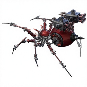 Modèle d'araignée en métal à assembler, figurine d'insecte mécanique de haute précision à thème animal, jouet éducatif DIY en boîte - Product Image 5