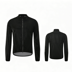 Vente en gros de maillots de cyclisme à manches longues personnalisés unisexes avec logo, légers, coupe-vent et anti-UV, pour le printemps - Product Image 2