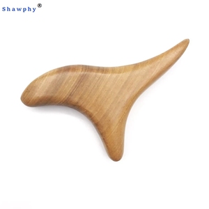 Shawphy nhà phòng tập thể dục bằng gỗ trị liệu massage công cụ trở lại Massager cơ thể con lăn hình giảm đau bằng gỗ điều trị phòng tập thể dục tập thể dục - Product Image 3