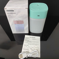 En Stock 400ml nouvel humidificateur ménage bureau Usb atmosphère lampe Intelligent grande capacité aromathérapie cadeau humidificateur