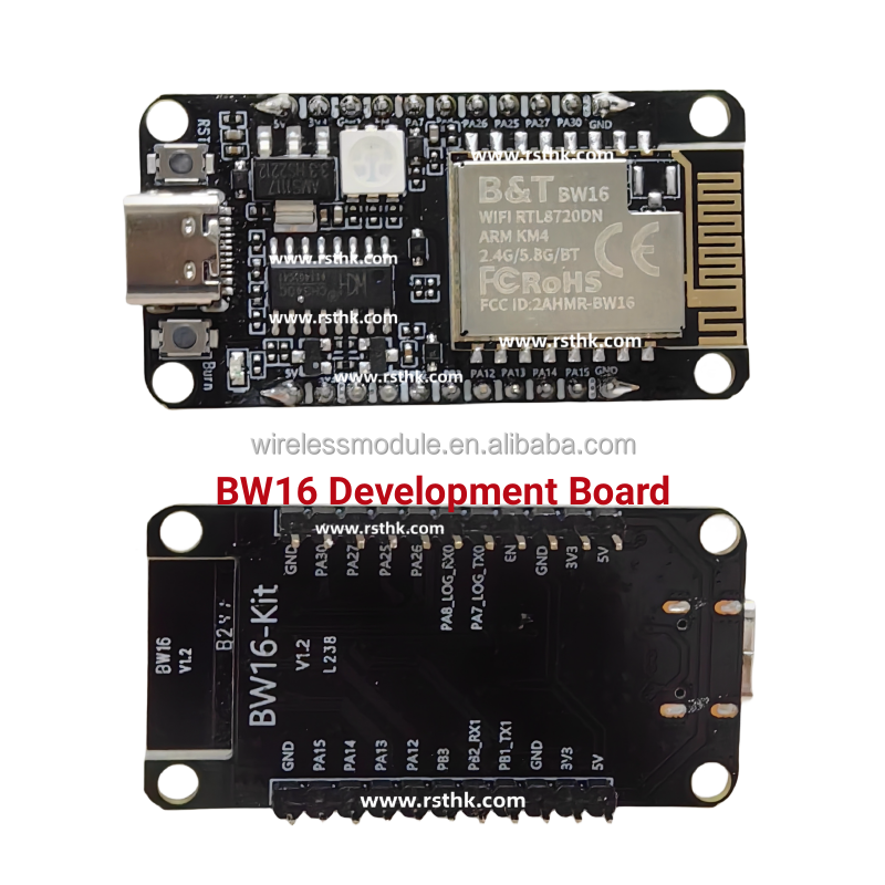 BW16 Dual-Frequenz WLAN & Bluetooth 5.0 Entwicklungsboard – RTL8720DN Chip, Low Power
