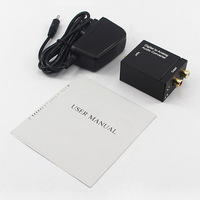Convertisseur audio numérique-analogique FSC S/PDIF vers RCA stéréo analogique avec connexion optique (en métal)