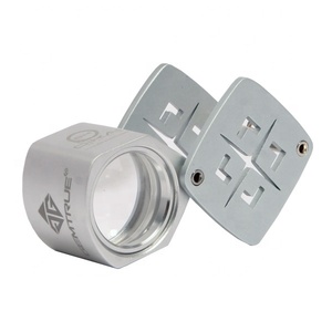Personalizable triplete 10x <span class=keywords><strong>diamante</strong></span> triple 10x10mm x 20,5 lupa para gemas y joyería de DK16010 - Product Image 1