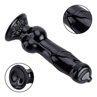 Dildo de Fantasía con Nudo de Monstruo, Dildo de Dragón Enorme, Dildo de Perro Grueso con Nudo Grande, Plug Anal de Silicona con Forma de Animal y Ventosa Fuerte