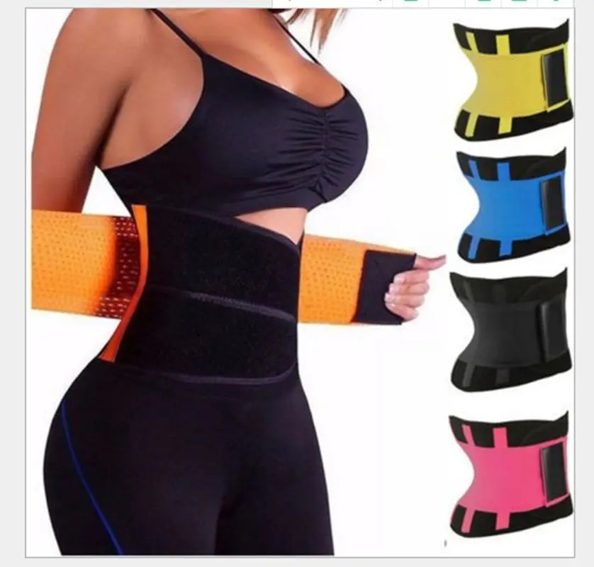 2021 Dropshipping Slimming Sports Belt Fitness Fat Burning Body Shaper Waist Belt Women Training Strap Abdomen Corset