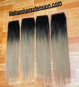 มัดผมมนุษย์แท้จากเวียดนามพร้อมลูกไม้ปิดด้านหน้าแบบ HD ผมลอนลึก - Product Image 2