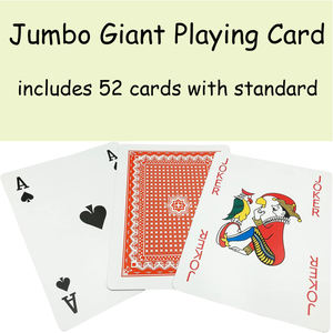 Baraja de Cartas Gigantes Jumbo - Cartas Grandes de 8*11 Pulgadas - Baraja Completa con Temática de Juego Súper Grande - Product Image 4