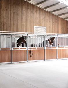Box per <span class=keywords><strong>Cavalli</strong></span> 12x12ft Zincato a Caldo con Frontale e Pareti Divisorie per Club Equestri, Box Economico per <span class=keywords><strong>Cavalli</strong></span> da Dressage - Product Image 2
