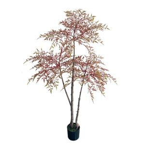 Real Touch Nandina Tree Productos de decoración interior para la decoración del hogar 2023 Nuevo estilo Home Nandina Leaves para el adorno del jardín de la boda - Product Image 4