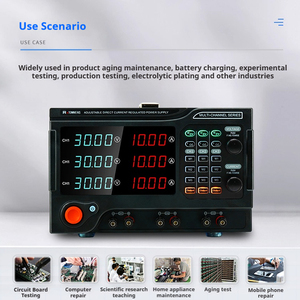 Ejike แหล่งจ่ายไฟตั้งโปรแกรมได้3ช่อง220V/110V ม้านั่งอุตสาหกรรม15V <span class=keywords><strong>5A</strong></span> เอาต์พุต<span class=keywords><strong>30V</strong></span> <span class=keywords><strong>5A</strong></span> - Product Image 5