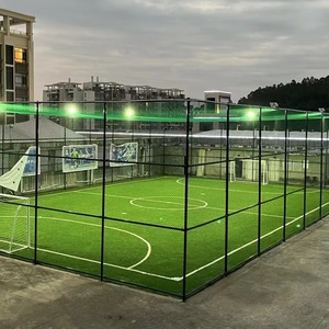 <span class=keywords><strong>Tapis</strong></span> de terrain de football synthétique écologique de 50 mm, revêtement de sol sportif en plastique PE pour intérieur/extérieur, pour futsal et football, gazon artificiel - Product Image 1