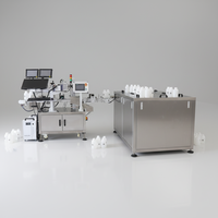 Machine automatique de codage laser UV et de corrélation des codes pour bouteilles de produits chimiques quotidiens avec tri des bouteilles par code QR interne et externe