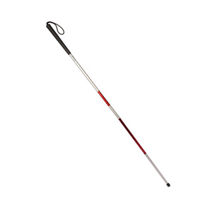 Foldable Portable Aluminum Alloy Guide Cane 1.2 Meters Long Wear Resistant Rubber Head For Elderly Mobility Support - Product Image 3