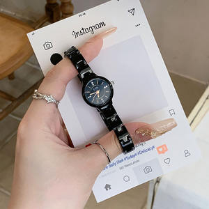 وصول جديد تنوعا الطازجة الحد الأدنى ساعة نسائية قسط الفولاذ المقاوم للصدأ سوار أنيق سبيكة ساعة اليد العصرية - Product Image 5