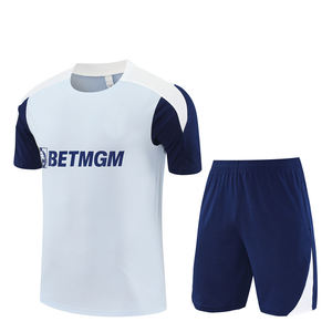 Uniformes de Fútbol de Verano, Conjunto de Entrenamiento de Manga Corta, Camiseta del Tottenham 25/26, Transpirable, de Poliéster, Secado Rápido, Cuello Redondo, Unisex - Product Image 2