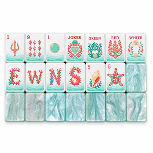 Mahjong américain de luxe prêt à être expédié, 160 tuiles, tuiles de mahjong en acrylique vintage tendance pour collection de jeux, cadeau - Product Image 5