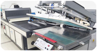 Máquina de pantalla de seda de papel de punto UV impresora de película de transferencia de serigrafía automática mquina serigrafa auto plana con tnel de secado