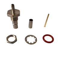 Accepter les connecteurs RF QMA-C-KY1.5 personnalisés QMA Jack femelle à sertir RG316/RG174 Câble avec filetage