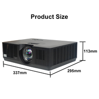 Projecteur laser à courte focale 4K 5000 lumens Full HD avec prise en charge du mapping 3D interactif, projecteur DLP 5000 lumens