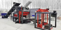 Machine de moulage par blocs et de fabrication de briques entièrement automatique QT4-25C-Rendement élevé et retour sur investissement élevé