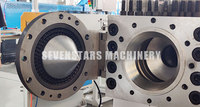 Ligne de production d'extrusion à double vis conique pour granulés de PVC souples et durs